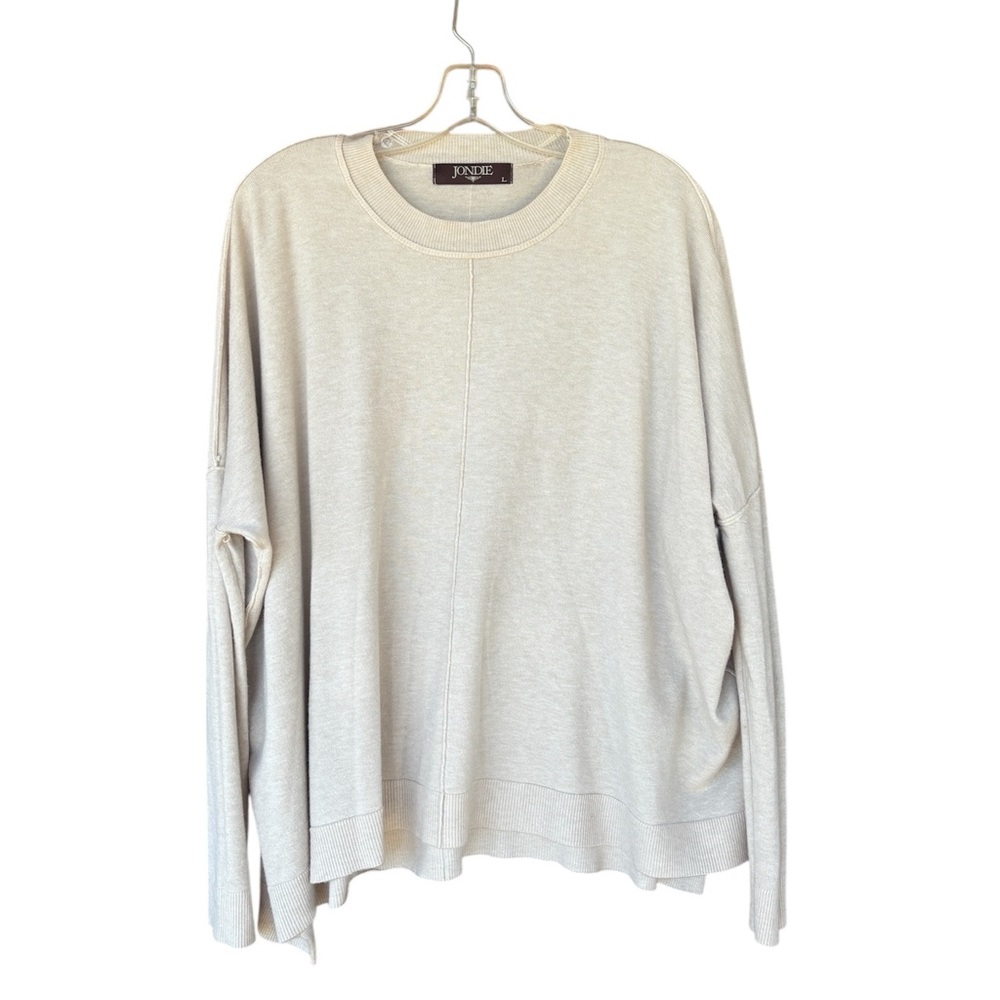 Jondie Cream Cashmere‎ Blend Knit Sweater Size L